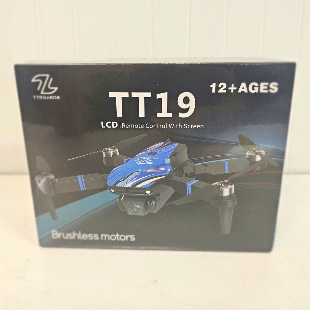 TTROARDS TT19 WiFi FPV Quadcopter Drone w/ LCD Screen Remote, Headless